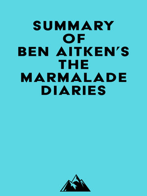 cover image of Summary of Ben Aitken's the Marmalade Diaries